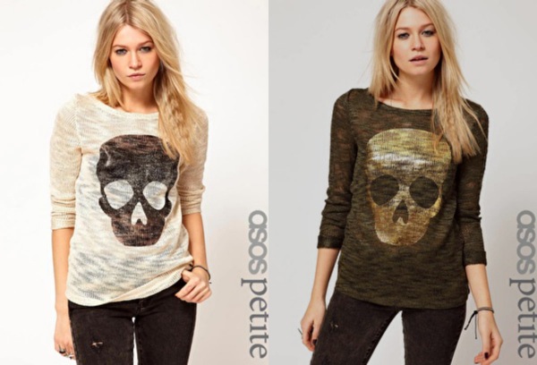 Camiseta calavera ASOS 25,97 € rebajada 15,58 €