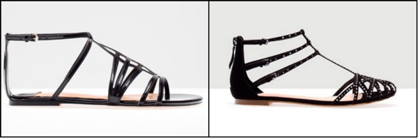 Sandalias planas Stradivarius