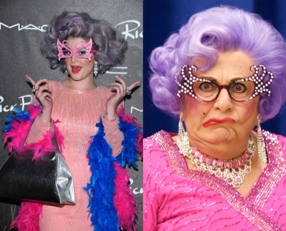 Kelly Osbourne es Dama Edna Kelly Osbourne es Dama Edna