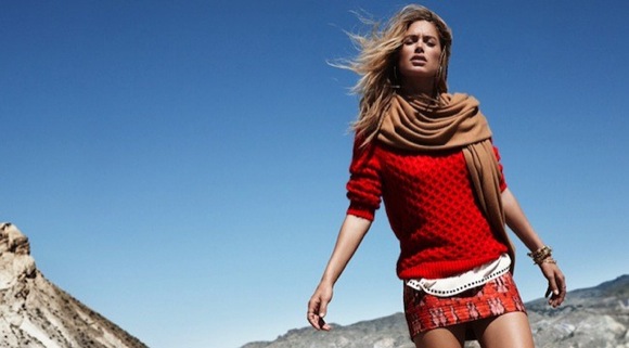 Doutzen Kroes HM rojo