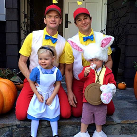 Neil Patrick Harris y su familia Halloween 2013 Neil Patrick Harris y su familia Halloween 2013
