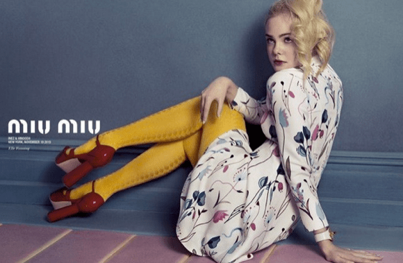 Elle Fanning Miu Miu 