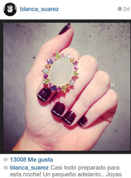 Manicura Blanca Suarez Goya