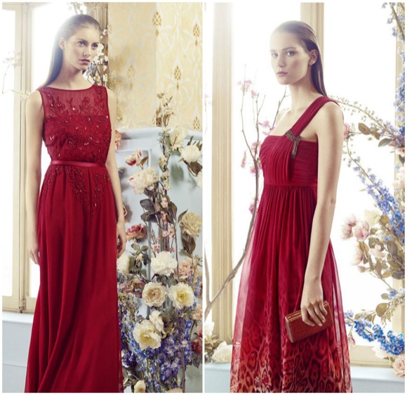 vestido invitada boda 2014 largo rojo