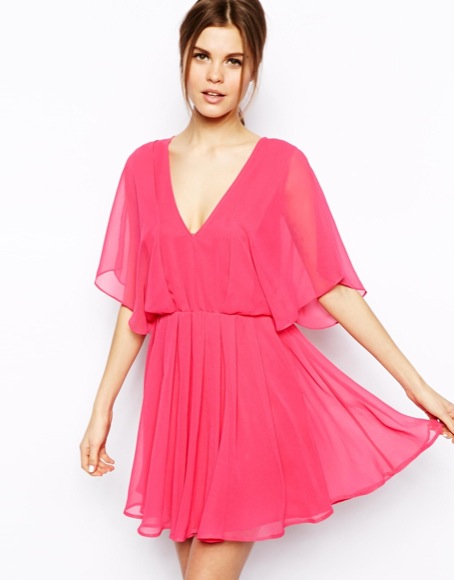 asos vestido fiesta corto