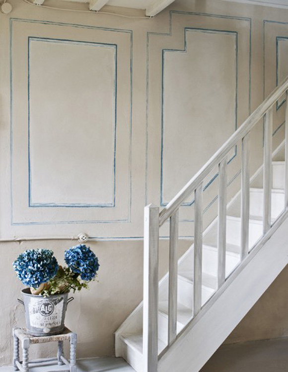 chalk paint escalera