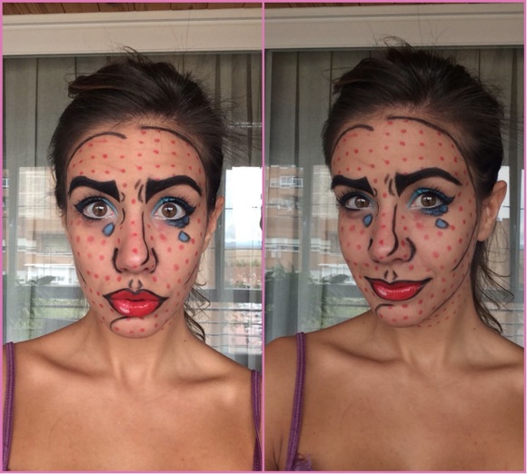 Maquillaje Pop Art Halloween