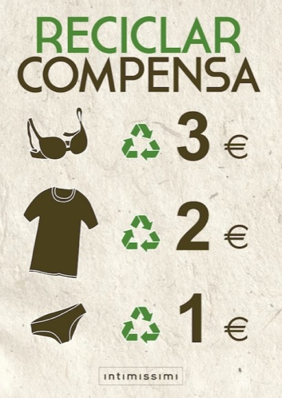 reciclaje intimissimi reciclaje intimissimi