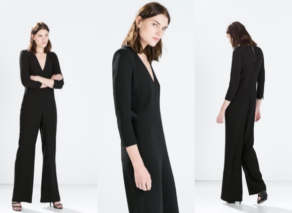 Mono largo negro Zara fiesta