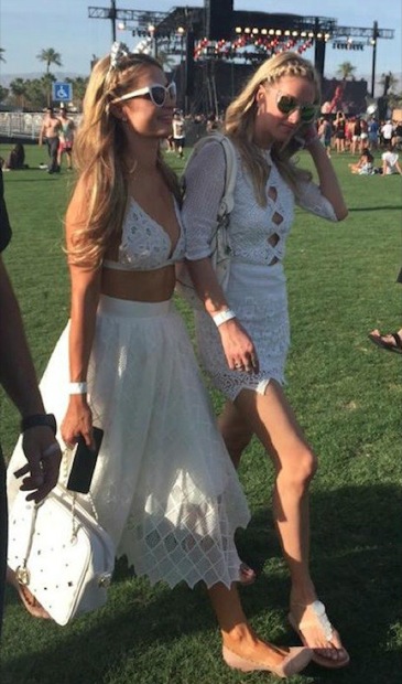 paris hilton coachella
