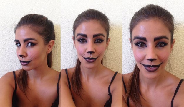 maquillaje gata halloween