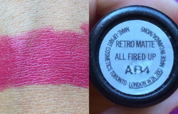retro matte mac all fired up