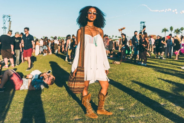 coachella street style 2016 mini dress