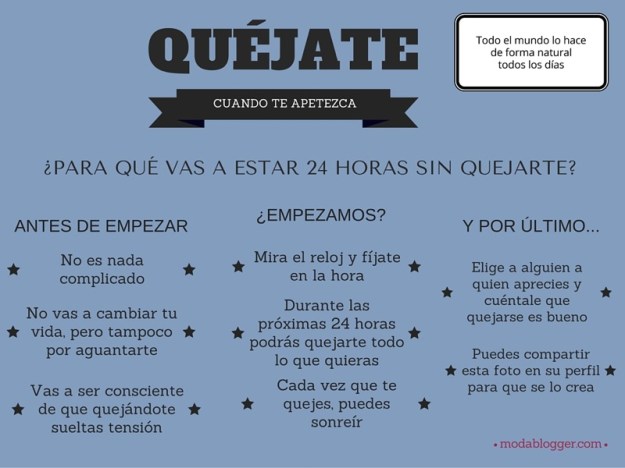 no quejarse 24 horas