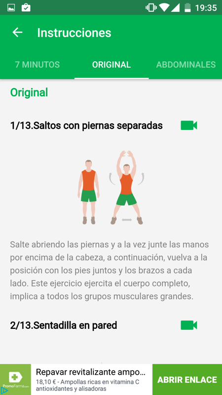 app entrenamiento 7 minutos