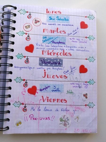 semana bullet journal