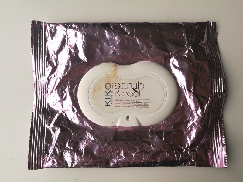 kiko toallitas exfoliantes