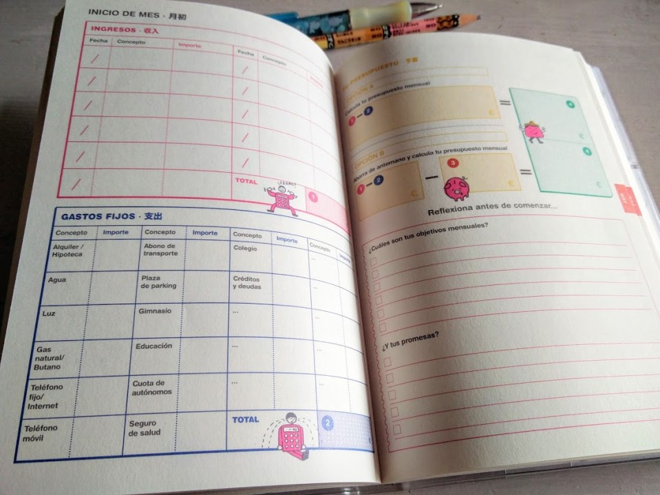 kakebo ingresos gastos