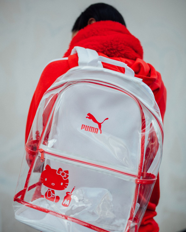 mochila transparente hello kitty