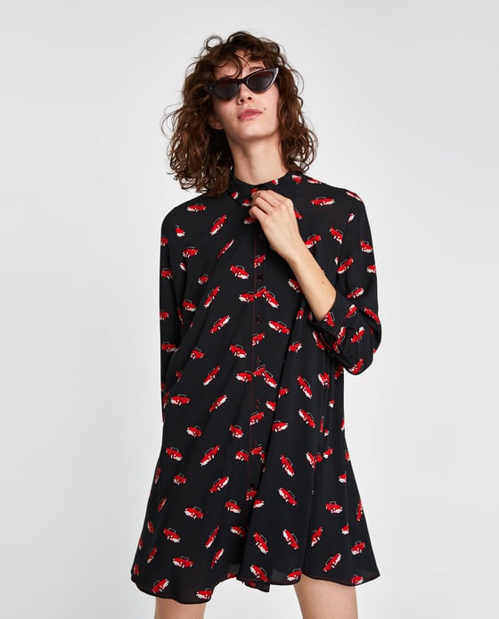 vestido camisero coches