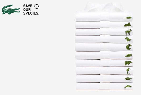 lacoste edicion limitada especies animales