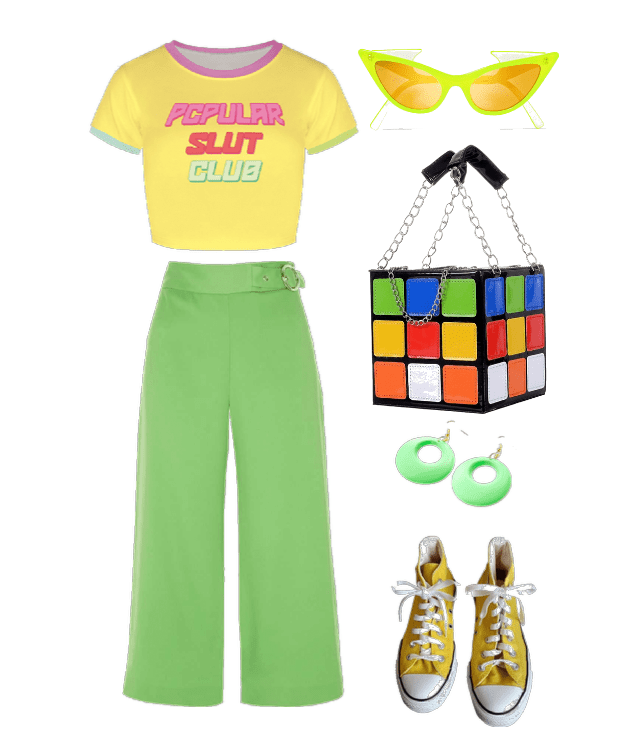 Pantalon culotte verde