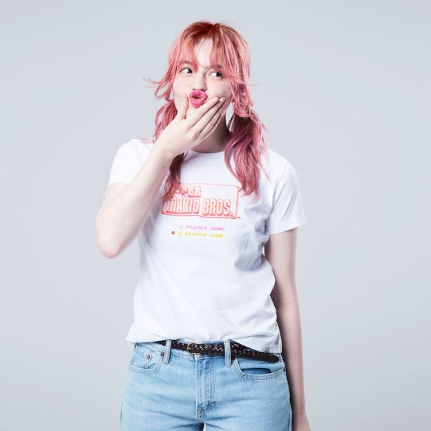 Camiseta super mario chica