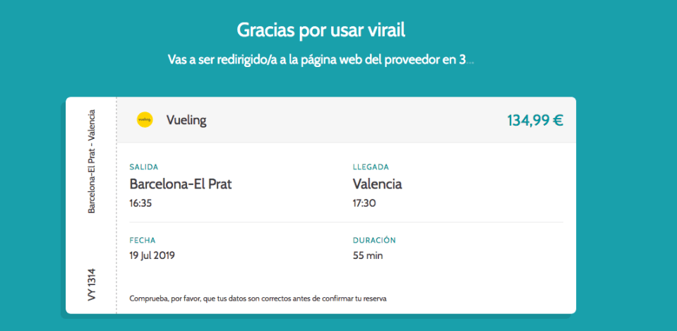 vuelos barcelona valencia