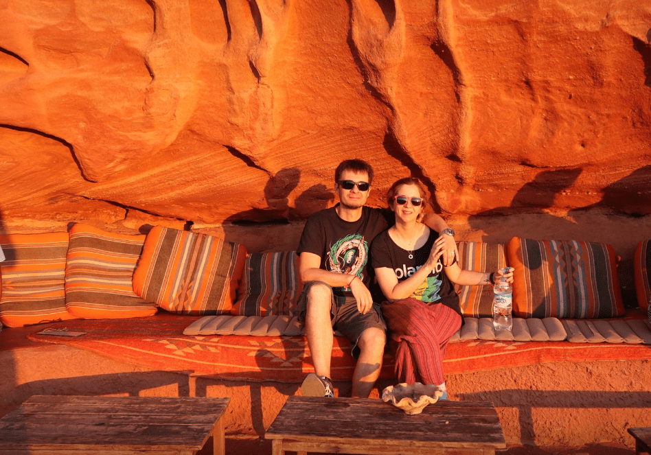 atardecer en wadi rum