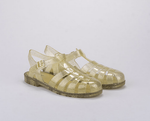 igor shoes cangrejeras doradas