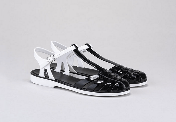 igor shoes cangrejeras negro y blanco